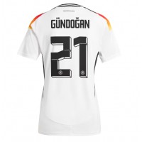 Camiseta Alemania Ilkay Gundogan #21 Primera Equipación Replica Eurocopa 2024 para mujer mangas cortas